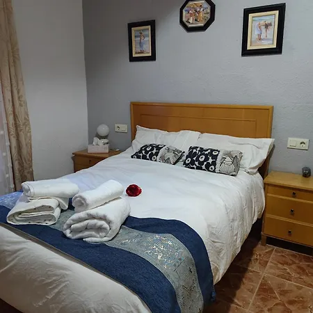 Bedroom With Private Bathroom One Bedroom Family In Forest With Good View 80m2 Large Swimming Pool In Music The Garden And Swimmingpool And Garden Are Shared Lliria